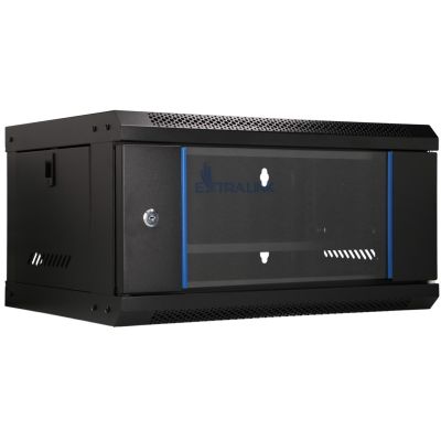 2. Extralink LITE 4U 530X400 WALL-MOUNTED RACKMOUNT CABINET BLACK Stojak wolnostojący/ścienny/podłogowy Czarny