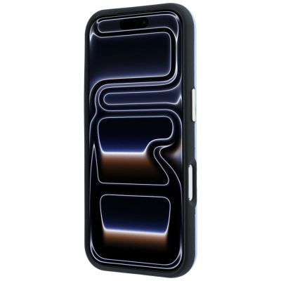 5. Etui Guess Perforated 4G Gold Logo Magsafe na iPhone 18 Pro / 17 Pro - jasnoniebieskie