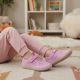 12. Buty dziecięce Reima Barefoot shoes Telmin Junior różowy (5400176A-4250)