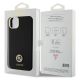 8. Etui Guess Silicone Logo Strass 4G na iPhone 15 Plus / 14 Plus 6.7" - czarne