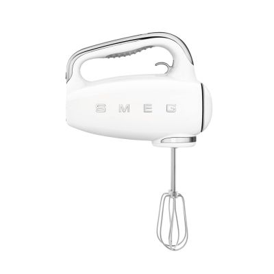 11. Mikser ręczny Smeg HMF01WHEU w kremie w stylu retro z lat 50.