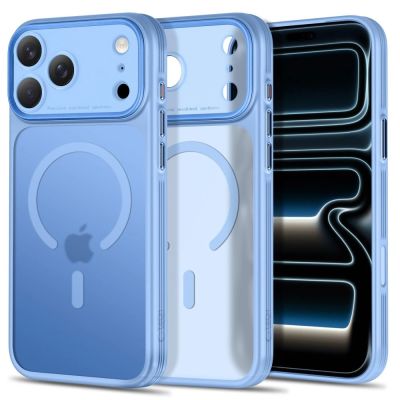 Etui Tech-Protect MagPrime MagSafe CC na iPhone 18 Pro Max / 17 Pro Max - jasnoniebieskie matowe