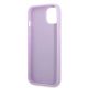 7. Etui Guess Saffiano 4G Small Metal Logo na iPhone 13 mini - purpurowe