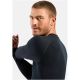 Koszulka termoaktywna z długim rękawem męska Odlo PERFORMANCE WARM BL TOP crew neck l/s czarna   M