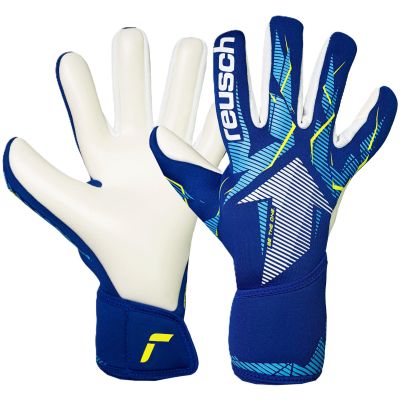 Rękawice bramkarskie Reusch Fastgrip Advance niebieskie 5670200 4994