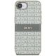 3. Etui DKNY Repeat Texture Pattern with Tonal Stripe na iPhone 16e - beżowe
