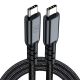 4. Kabel 3mk Hyper Cable N-SERIES Thunderbolt 4 USB-C / USB-C 1m 48V/5A 40Gb/s 240W 8K60Hz - czarny