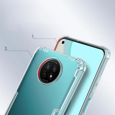 9. Nillkin Nature żelowe etui pokrowiec ultra slim Xiaomi Redmi Note 9T 5G przezroczysty