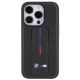 4. Etui BMW Grip Stand Smooth & Perforated na iPhone 15 Pro - czarne