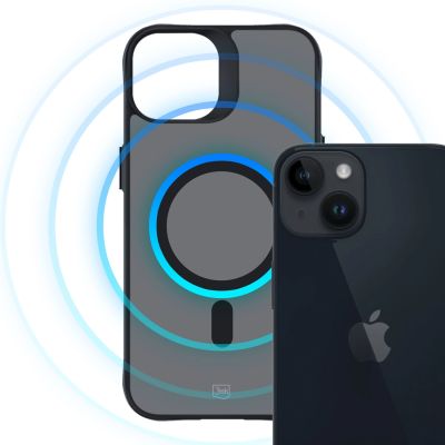 5. Etui 3mk Smoke MagCase z MagSafe na iPhone 15 - półprzezroczyste