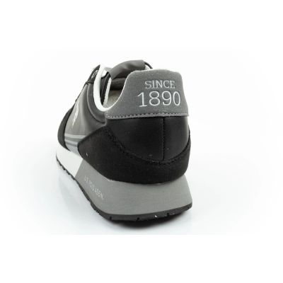 5. U.S Polo Assn buty sportowe sneakersy męskie modne wygodne czarne