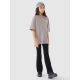 5. T-shirt dziewczęcy oversize z nadrukiem 4F 4FJRSS25TTSHF2586-83S