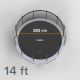 12. REBEL ACTIVE TRAMPOLINA PRO 14FT/427CM, SIATKA, DRABINKA RBA-8004