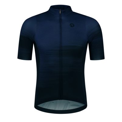 Rogelli koszulka męska GLITCH czarno-niebieska 2XL