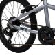 9. Rower Huffy Literide Alu 20” srebrno-turkusowy (23005W)