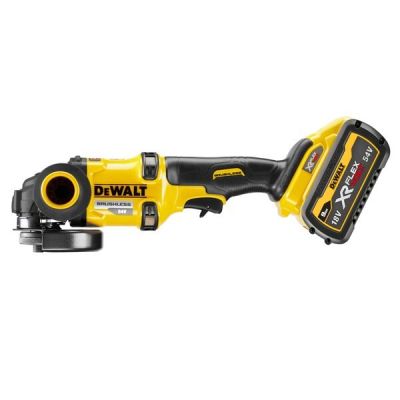 2. Szlifierka kątowa DEWALT DCG418X2-QW akumulatorowa bezszczotkowa 125mm 54V FV 2x9Ah Czarny, Żółty
