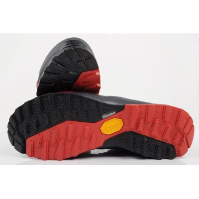 9. Aku buty trekkingowe męskie Rocket Gore-tex turystyczne za kostkę szare czerwone