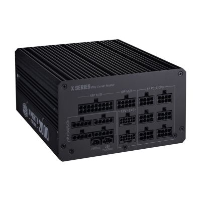 3. Cooler Master X Mighty Platinum 2000W 230V moduł zasilaczy 24-pin ATX ATX Czarny