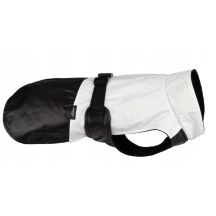 JACKET FOR DOGS FLUO BLACK. WHITE 50