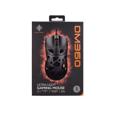 6. Deltaco Gaming GAM-187 myszka Oburęczny USB Typu-A Optyczny 12400 DPI