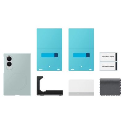 5. EF-EF971CGE Samsung Silicone Magnet Cover for Galaxy Z Fold 8 Green