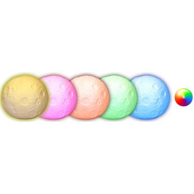 11. LAMPKA DEKORACYJNA KSIĘŻYC ŚR 11,5CM RGB
