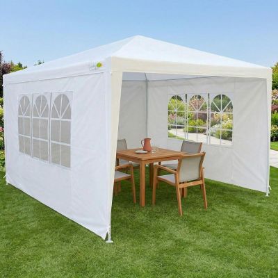 6. PAWILON NAMIOT OGRODOWY 3X4X2.5M BIAŁY SASKA GARDEN