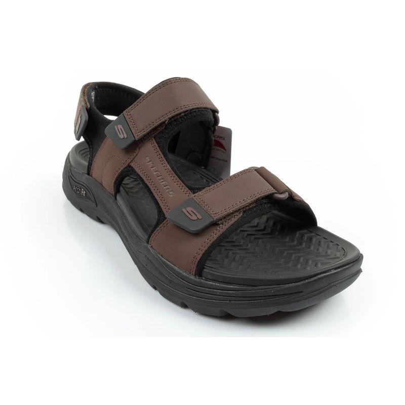 2. Skechers buty sandały męskie Arch Fit zapinane na rzepy na lato