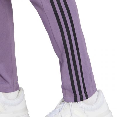 4. Spodnie adidas Essentials Single Jersey Tapered Open Hem 3-Stripes M IJ8699
