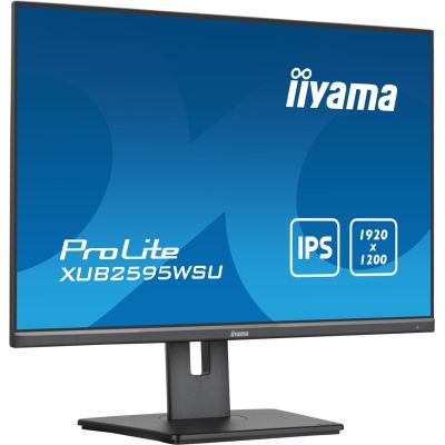4. iiyama ProLite XUB2595WSU-B5 monitor komputerowy 63,5 cm (25") 1920 x 1200 px WUXGA LED Czarny