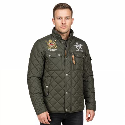 8. Kurtka męska Geographical Norway BELIFICIO  MEN 001 KAKI (WY4492H/GN-KAKI)
