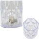9. MINI LAMPA DEKORACYJNA 6 CM TRANSPARENTA CIEPŁY BIAŁY 1 LED
