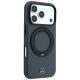 4. Etui Mercedes Leather with Ring Stand MagSafe na iPhone 18 Pro Max / 17 Pro Max - ciemnoszare