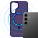 5. Etui 3mk Smoke MagCase na Samsung Galaxy S25 - fioletowe