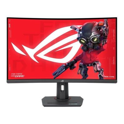 9. ASUS ROG Strix XG32WCS monitor komputerowy 80 cm (31.5") 2560 x 1440 px Quad HD LED Czarny