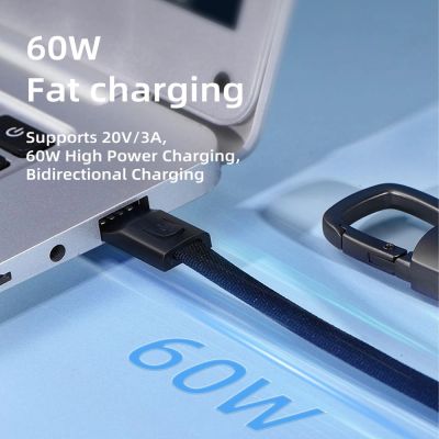 5. Kabel Tech-Protect Ultraboost DNA z brelokiem USB-C PD 60W / 3A - szary