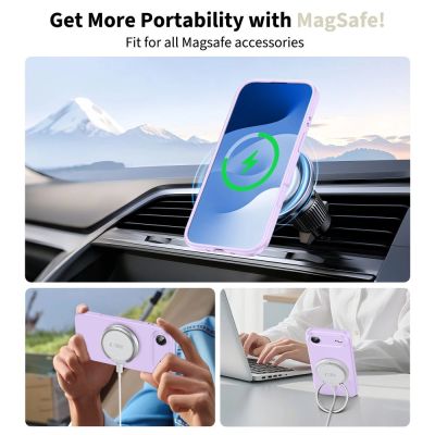 5. Etui Tech-Protect Silicone MagSafe na iPhone 17 Air - fioletowe
