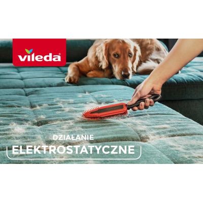 11. Szczotka elektrostatyczna do sierści i włosów Vileda PET PRO