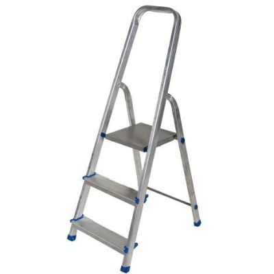2. AWTOOLS drabina aluminiowa wolnostojąca 3 stopnie 150kg