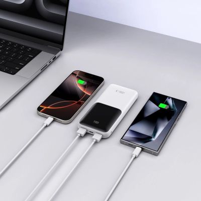 7. Powerbank Tech-Protect PB01 10000mAh 22.5W - biały