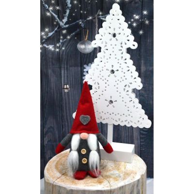 7. SKRZAT DEKORACYJNY Z SERDUSZKIEM 20CM GIRL