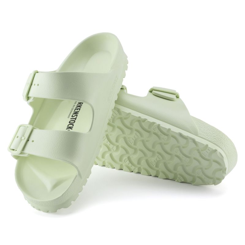 6. Klapki męskie Birkenstock Arizona Essentials EVA Regular Faded Lime na szeroką stopę piankowe (1024571)