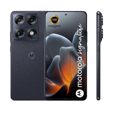 4. Motorola signature 17,2 cm (6.78") Dual SIM Android 16.0 5G USB Type-C 16 GB 512 GB 5200 mAh Ciemny Niebieski