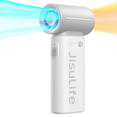 9. Mini dmuchawa Jisulife Handheld Fan Life9 3600mAh przenośny wiatraczek wentylator USB - szary