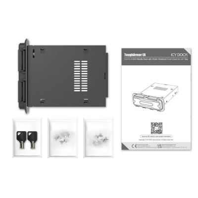 2. We-Ra. IcyDock  15mm U.2/U3. SSD Mbile Rack for 3.5" Bay WP