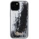 3. Etui Guess Sequin Script Metal na iPhone 15 - srebrne