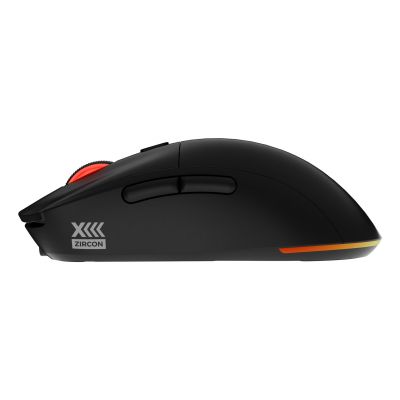 10. GENESIS Zircon XIII myszka Gaming Oburęczny RF Wireless + USB Type-C Optyczny 26000 DPI