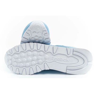 9. Reebok buty damskie sportowe Classic sneakersy błękitne modne skóra