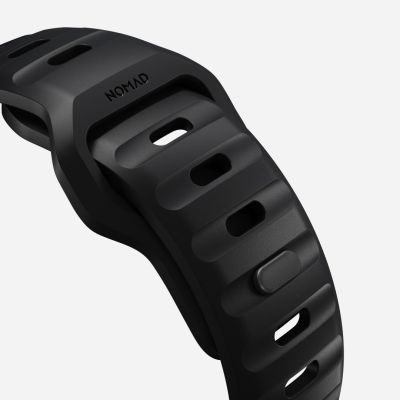 6. Nomad Sport Strap Band Czarny Aluminium, Guma