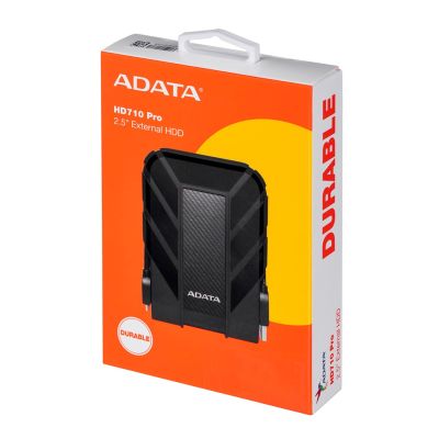 7. Dysk zewnętrzny HDD ADATA HD710 PRO (5TB; 2.5"; USB 3.2; czarny)